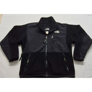 THE NORTH FACE Polartec Black Fleece Jacket Womens Full Zip Vents zip pockets SM